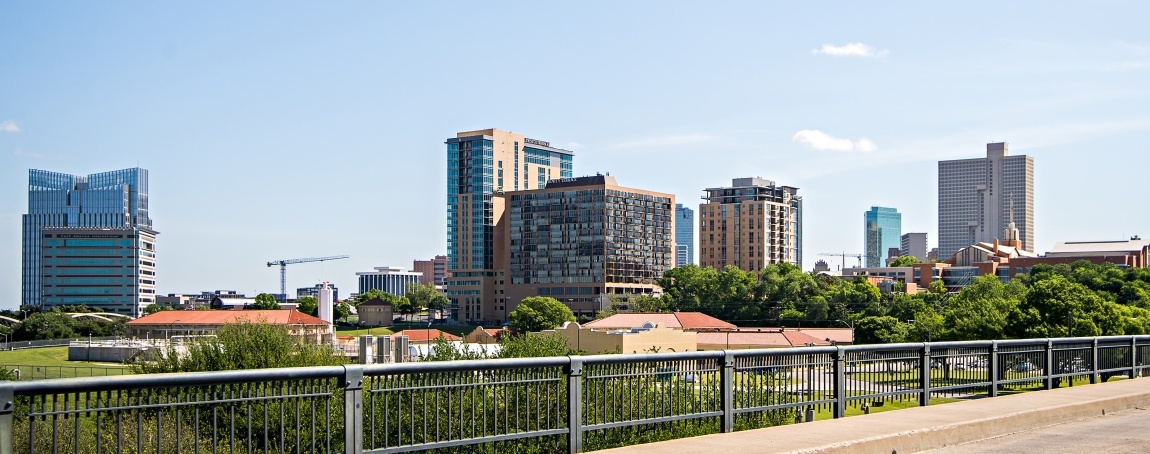 Fort Worth city landscape