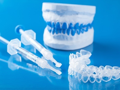 Take home whitening trays and gel